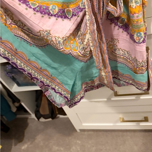 Zimmerman Lola Belted Paisleyprint Linengauze Playsuit - Picture 5 of 9